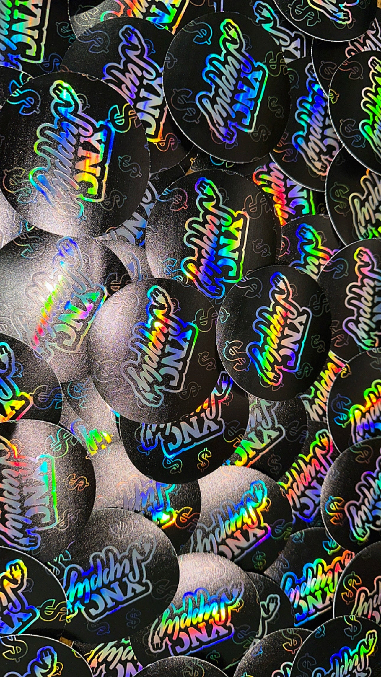 Holographic stickers