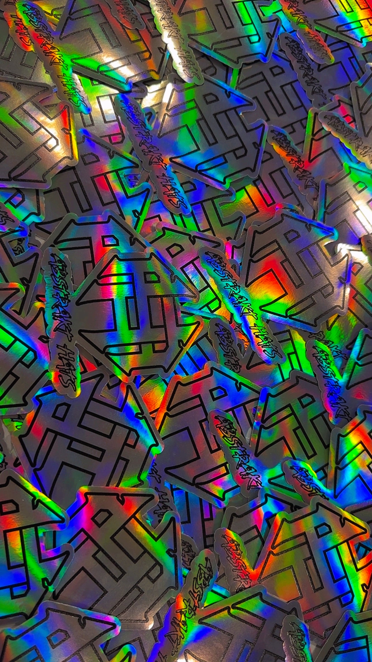 Holographic stickers